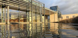 Wealden Crematorium's reflection pool