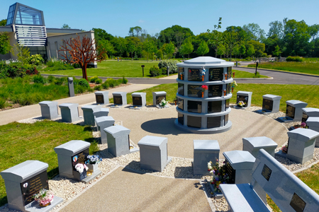 View of Panorama Niche and Sanctum vaults