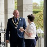 Barry from the ICCM chats to the Cremation Society's executive officer Wendy