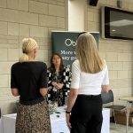 Visitors meet Corinna from Obitus